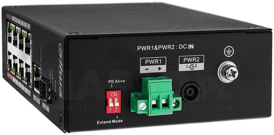 Šakotuvas PRAMONINIS SWITCH'AS POE PFS3110-8ET-96-V2 8 PRIEVADŲ SFP DAHUA