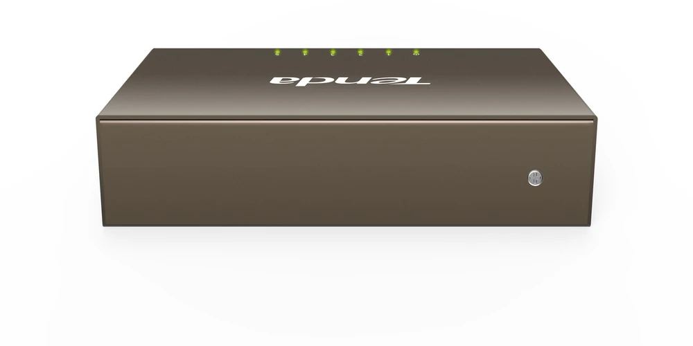 Šakotuvas Tenda TEG1005D tinklo jungiklis Nevaldomas Gigabit Ethernet (10/100/1000) Pilkas