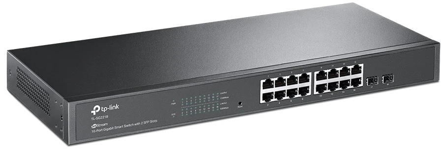 Šakotuvas Tinklo Jungiklis - TP-Link Omada 16-Port Gigabit Smart Switch, 2 SFP Slots