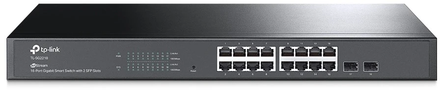 Šakotuvas Tinklo Jungiklis - TP-Link Omada 16-Port Gigabit Smart Switch, 2 SFP Slots