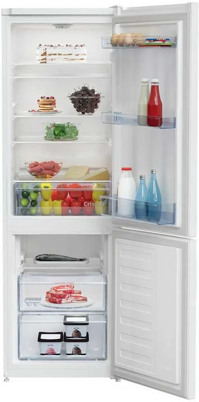 BEKO Šaldytuvas RCSA270K40WN, Energy class E, Height 171cm, Baltas