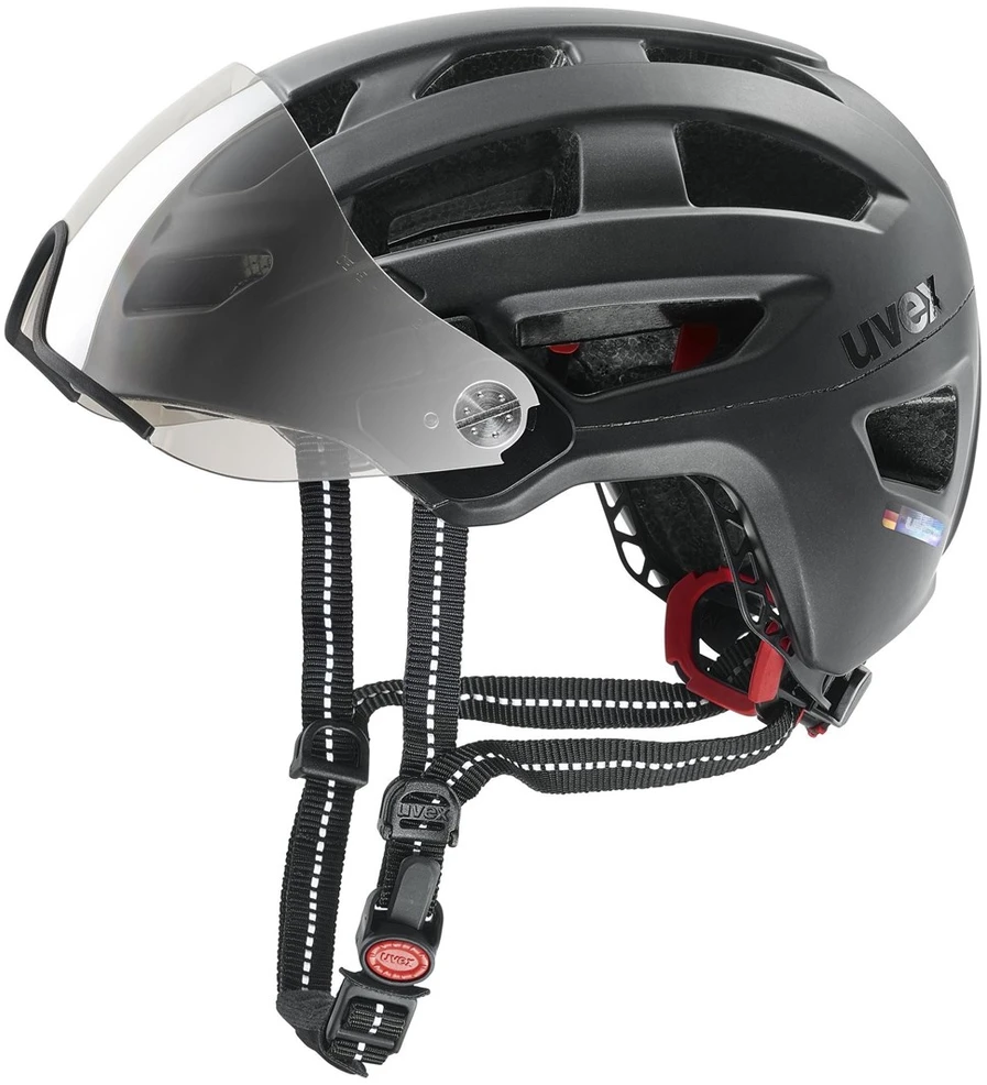 Šalmas Uvex finale visor juodas matt-56-61CM