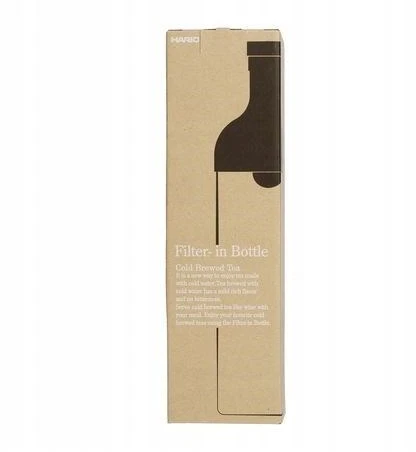 Gertuvė HARIO šaltos arbatos buteliukas su filtru, 750 ml, „Muted Žalias“