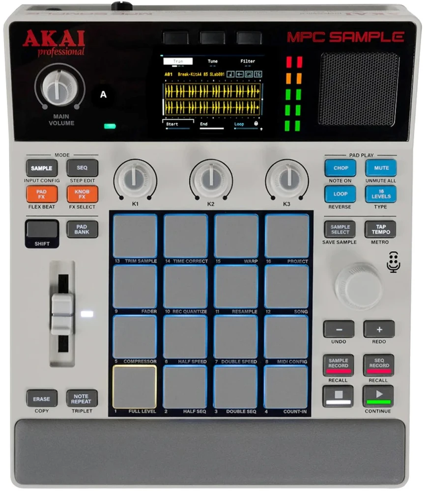 AKAI MPC Sample - portable sampler/groovebox