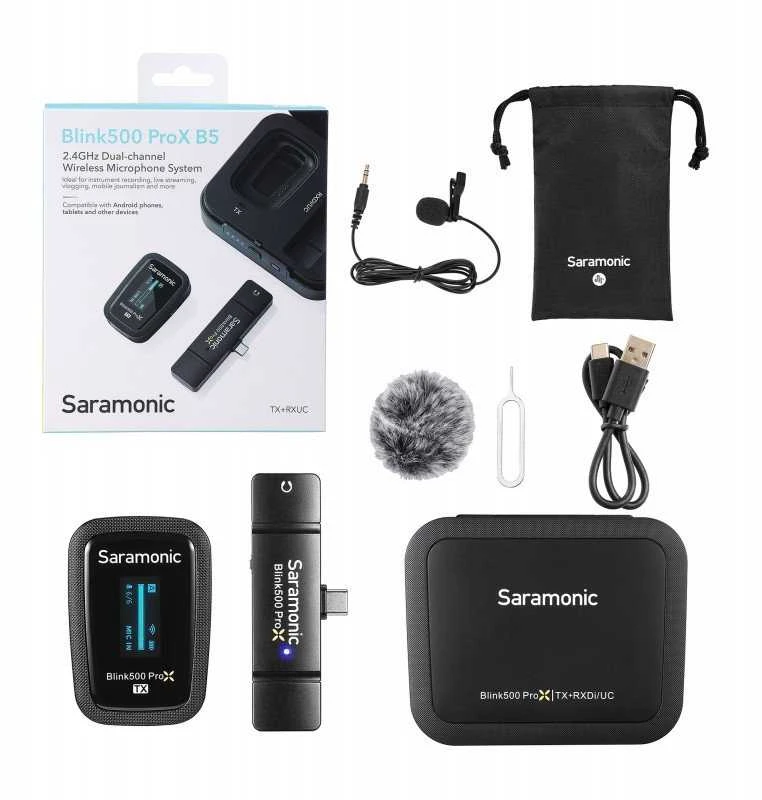 Saramonic Blink500 ProX B5 belaidžio garso perdavimo rinkinys (RXUC + TX)