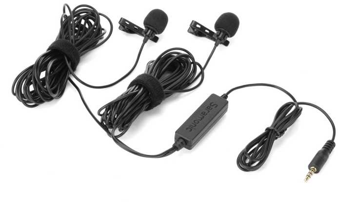 SARAMONIC LAVMIC 2M DUAL LAIDINGAS LAVALIER MIKROFONAS