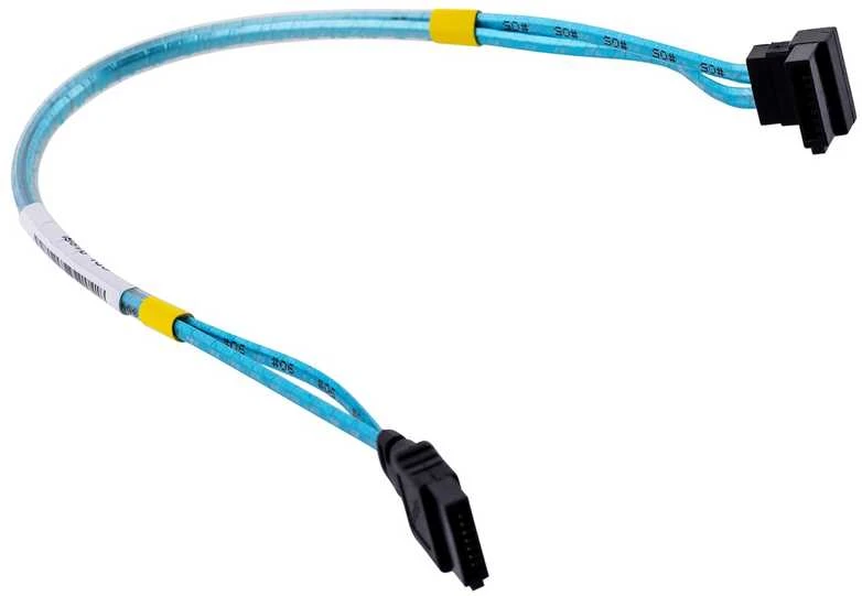 Supermicro 4 x Round SATA cable 0.56 m Juodas, Mėlyna, Baltas