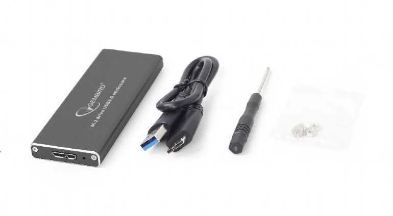GEMBIRD EE2280-U3C-01 Gembird M.2 drive USB3.0 enclosure, juodas