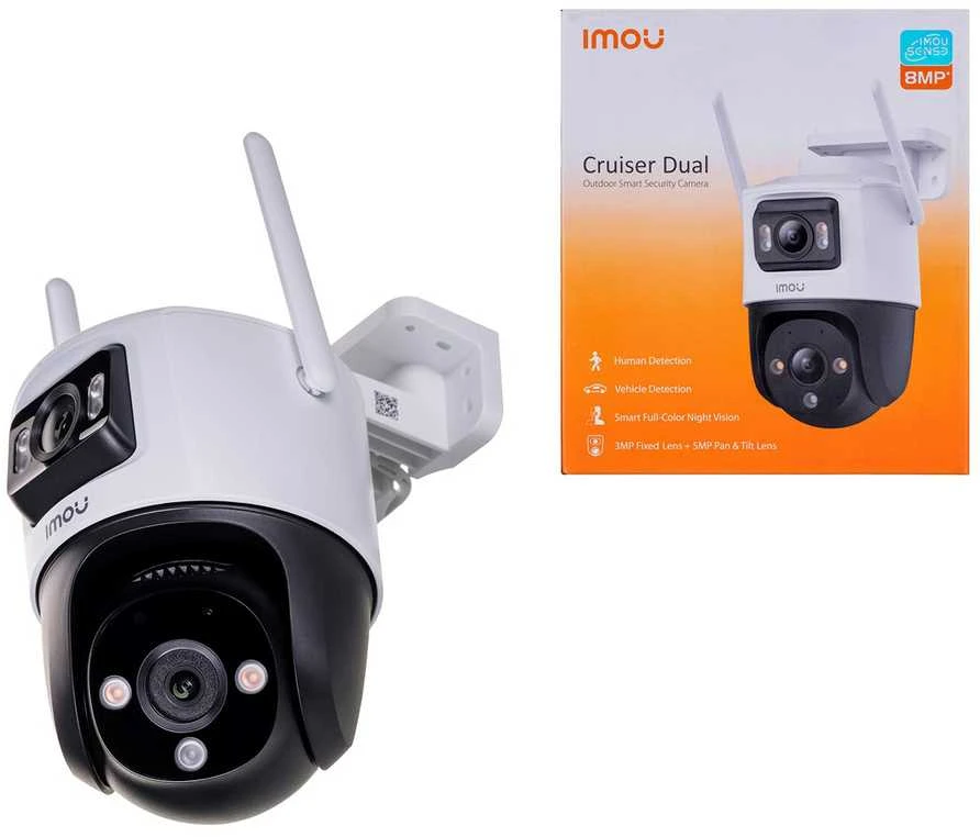 Dahua IMOU 360° lauko Wi-Fi kamera Cruiser Dual 8MP