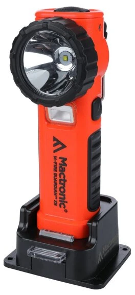 Saugumo Žibintuvėlis - MacTronic M-Fire Guardian XR 240 Liumenų, 205m Spindulio Nuotolis, Įkraunamas Juodas