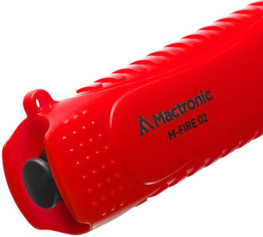 Saugumo Žibintuvėlis - MacTronic M-Fire 02 HL, 290 Liumenų, 160m Spindulio Atstumas, IPX7 Atsparus Vandeniui, Juodas