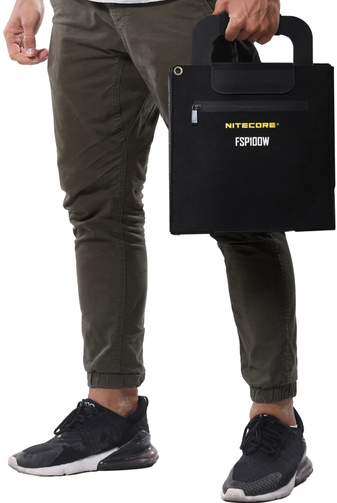 Saulės baterija - Nitecore FSP100W 100 W 23 % 18 V 5,6 A IPX5 sulankstoma 2,6kg