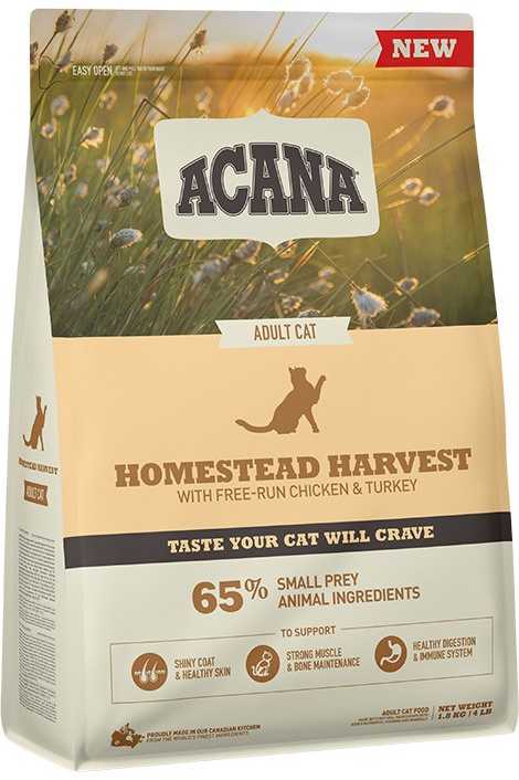 ACANA Homestead Harvest Cat s.m. Katėms 1,8kg