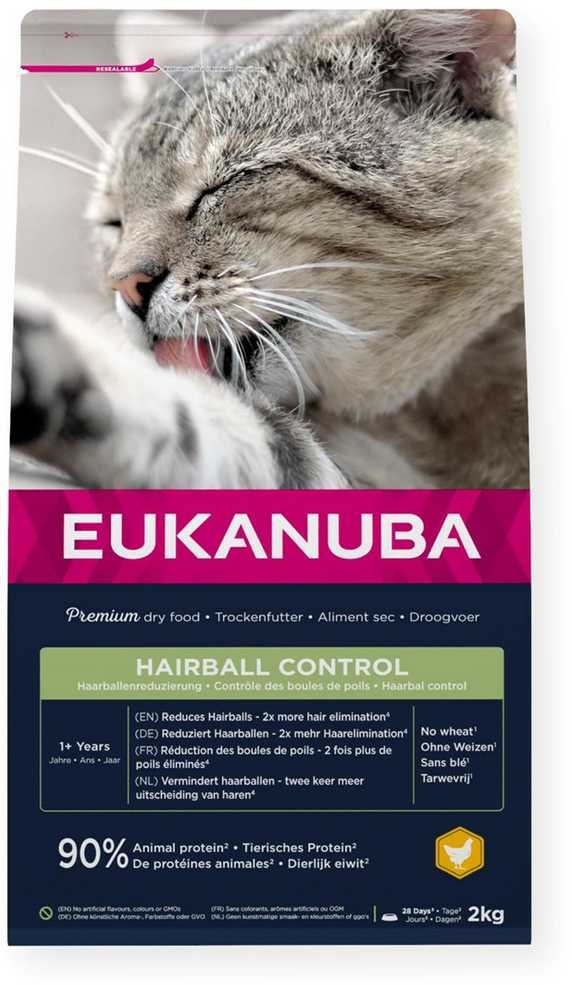 Sausas Kačių Maistas - Eukanuba Vištiena 2 Kg