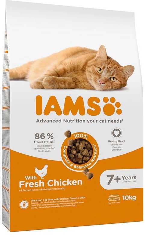 Sausas Kačių Maistas - IAMS Advanced Nutrition Senior, 10 kg
