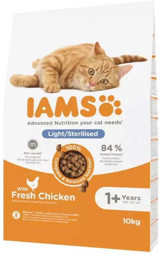 Sausas Kačių Maistas - IAMS Pažangi Mityba 10 Kg