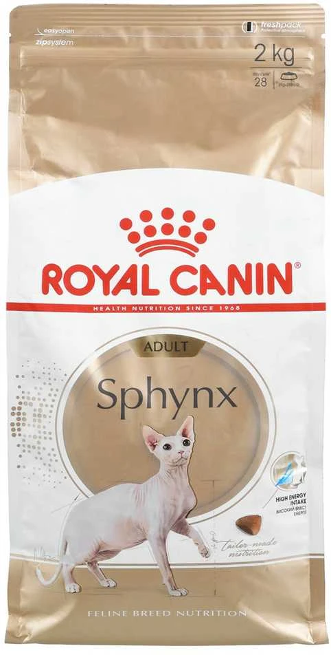 ROYAL CANIN Sphynx 2kg, sfinksų veislės suaugusių kačių sausas pašaras