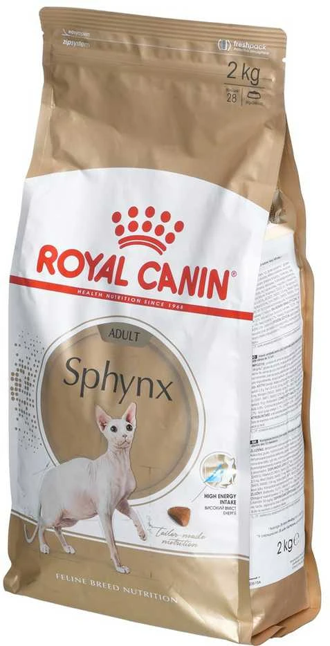 ROYAL CANIN Sphynx 2kg, sfinksų veislės suaugusių kačių sausas pašaras