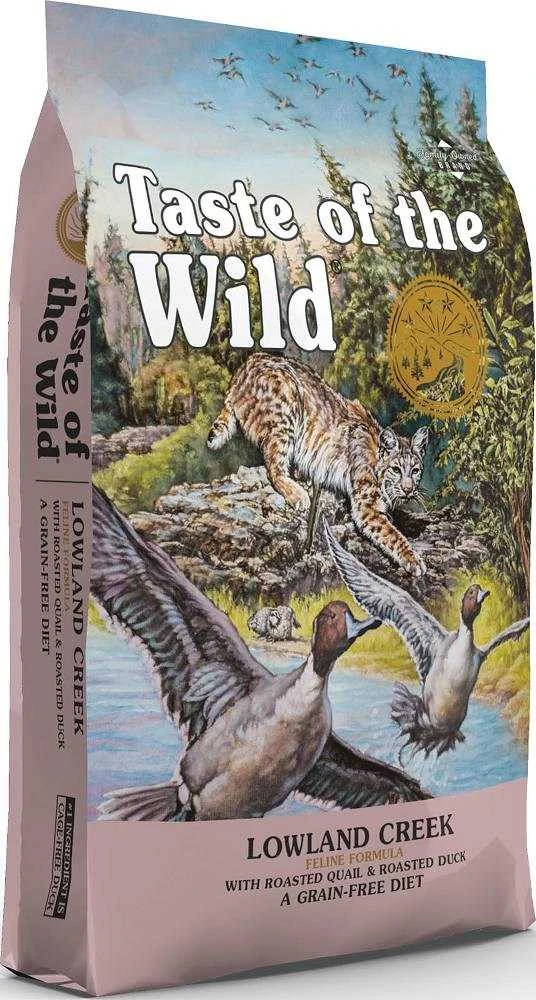 Taste of the Wild Lowland Creek sausas maistas katėms su kepinta putpeliena ir antiena 6,6kg
