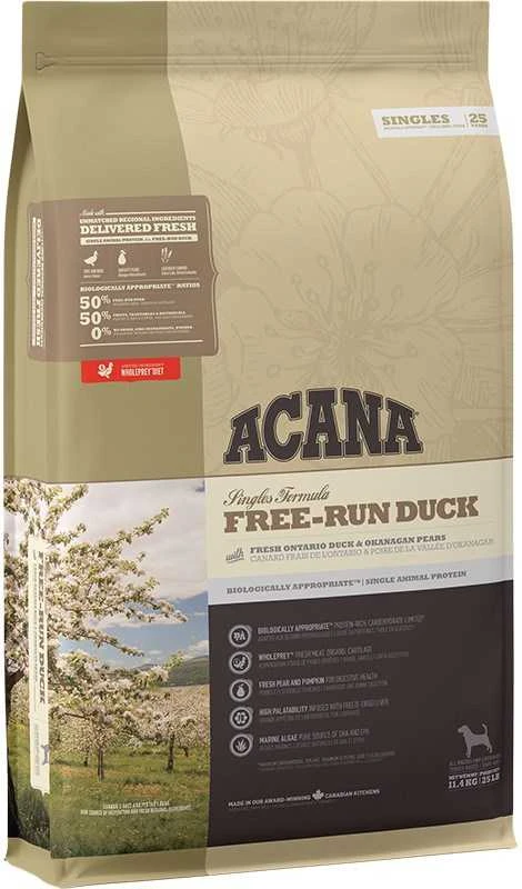 Acana Free-Run antiena sausas maistas su antiena šunims 11,4kg