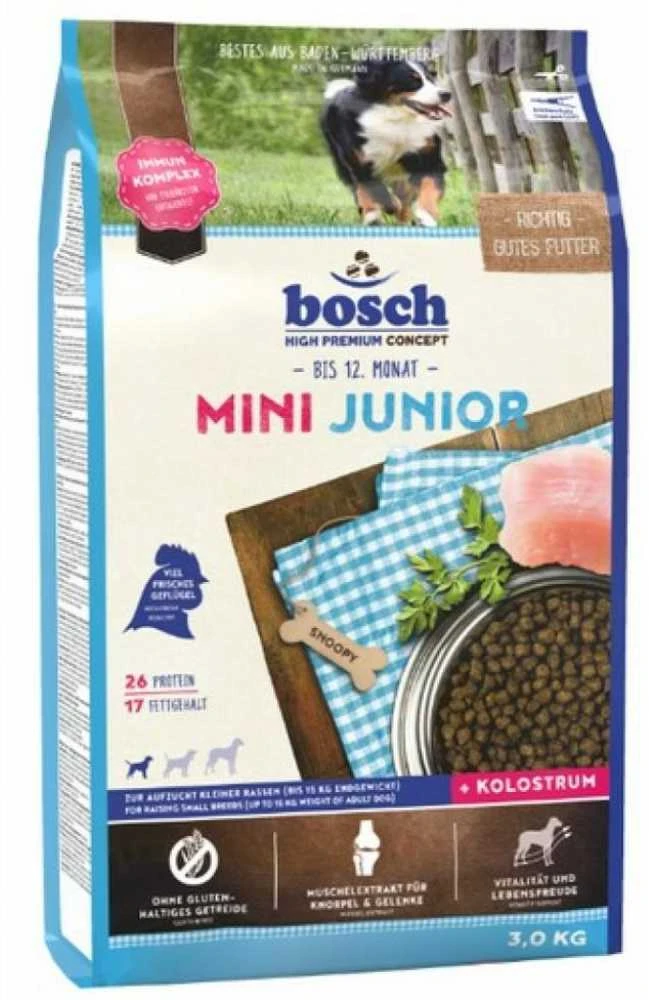 Sausas Šunų Maistas - Bosch Mini Junior - 3 Kg