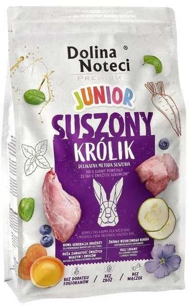 Sausas Šunų Maistas - DOLINA NOTECI Premium Junior triušiena - 4kg