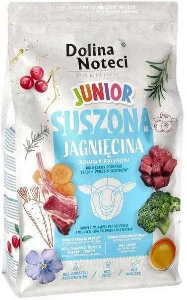 Sausas Šunų Maistas - Dolina Noteci Premium Junior Aviena, Žalia