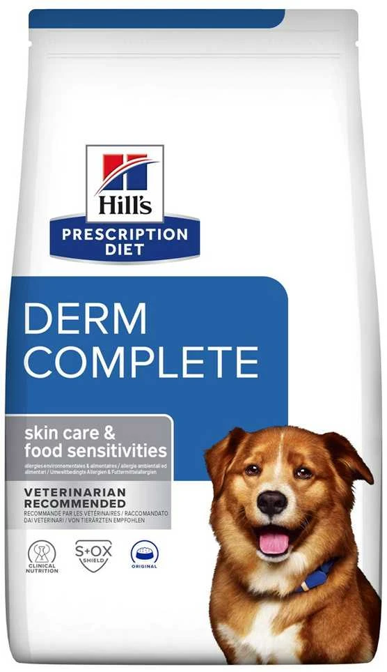 Sausas Šunų Maistas - Hill's Prescription Diet Derm Complete Canine - 12 kg