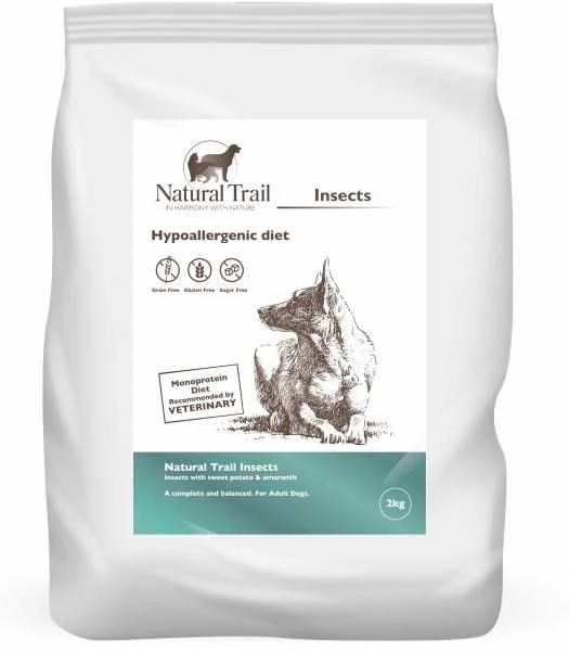NATURAL TRAIL Premium Insects - sausas šunų maistas - 2kg