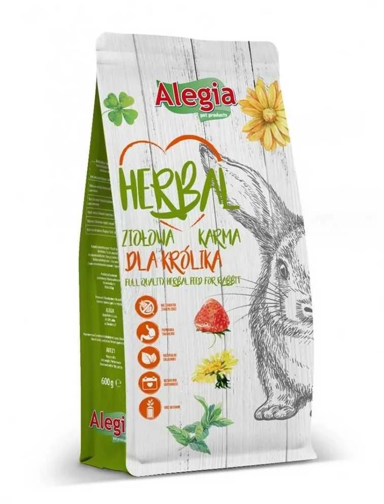 Alegia Herbal Triušiams maistas 600g