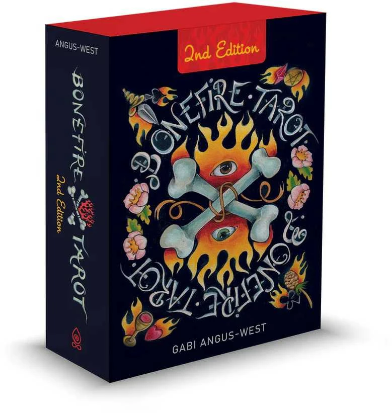 Schiffer Publishing Bonefire Tarot Kortos 2-asis Leidimas