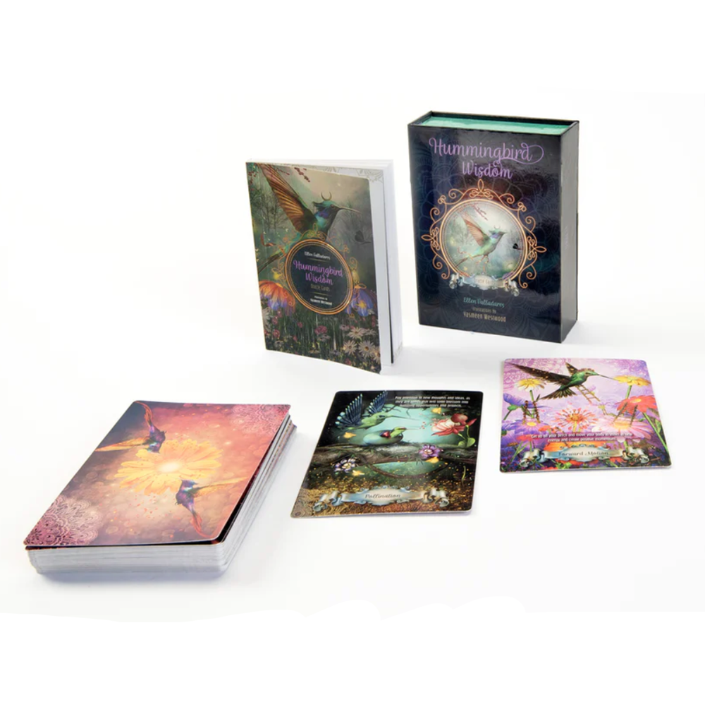 KNYGA Schiffer Publishing Hummingbird Wisdom Oracle Kortos