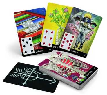 KNYGA Schiffer Publishing La Santa Muerte Lenormand Taro kortos