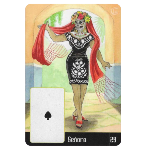 KNYGA Schiffer Publishing La Santa Muerte Lenormand Taro kortos
