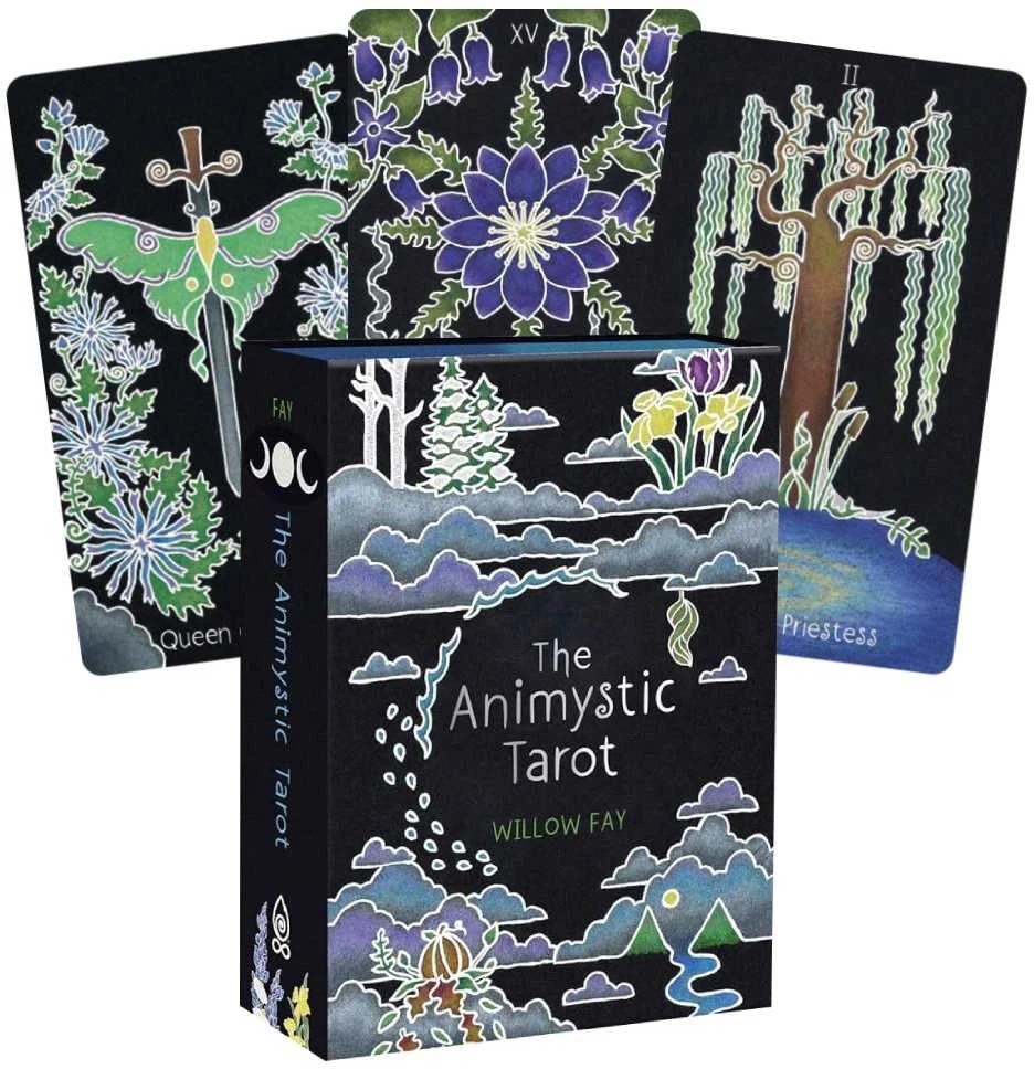 Schiffer Publishing Taro kortos - Animystic Tarot 78 Kortų su Gido Dėžute 14x10.3x6.2 cm