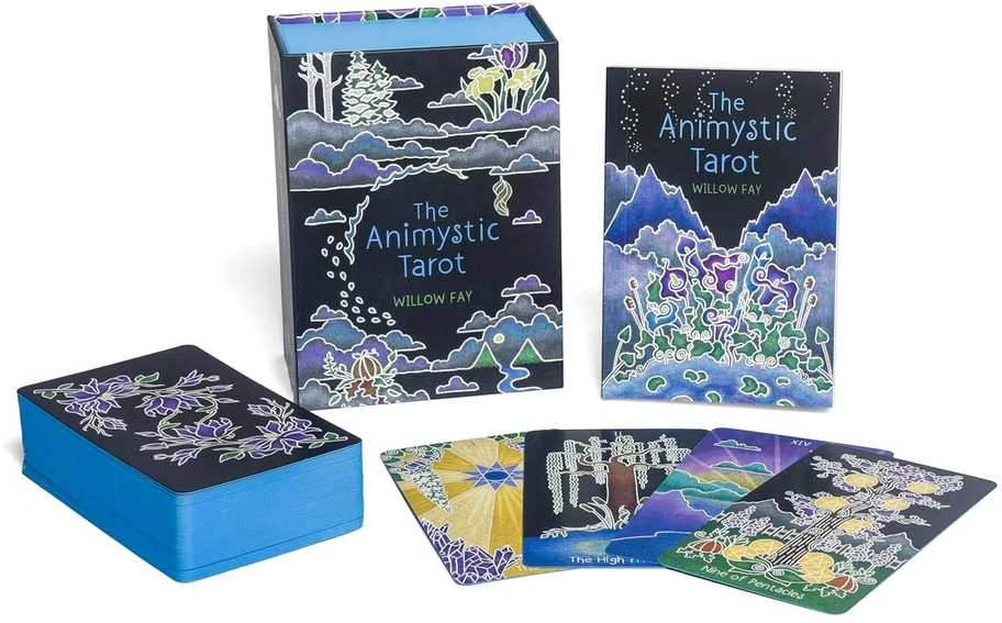 Schiffer Publishing Taro kortos - Animystic Tarot 78 Kortų su Gido Dėžute 14x10.3x6.2 cm