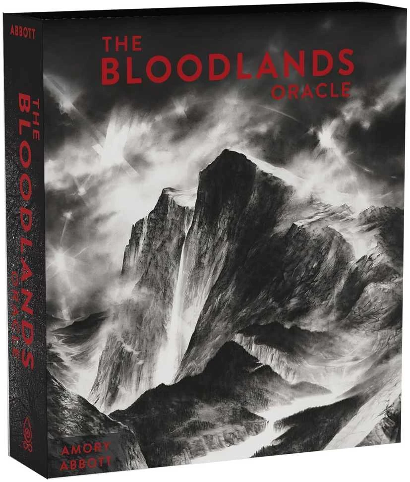 Schiffer Publishing Taro kortų rinkinys - Bloodlands Oracle 42 Kortų Gidas Dėžutė 16x14.5x3.6cm