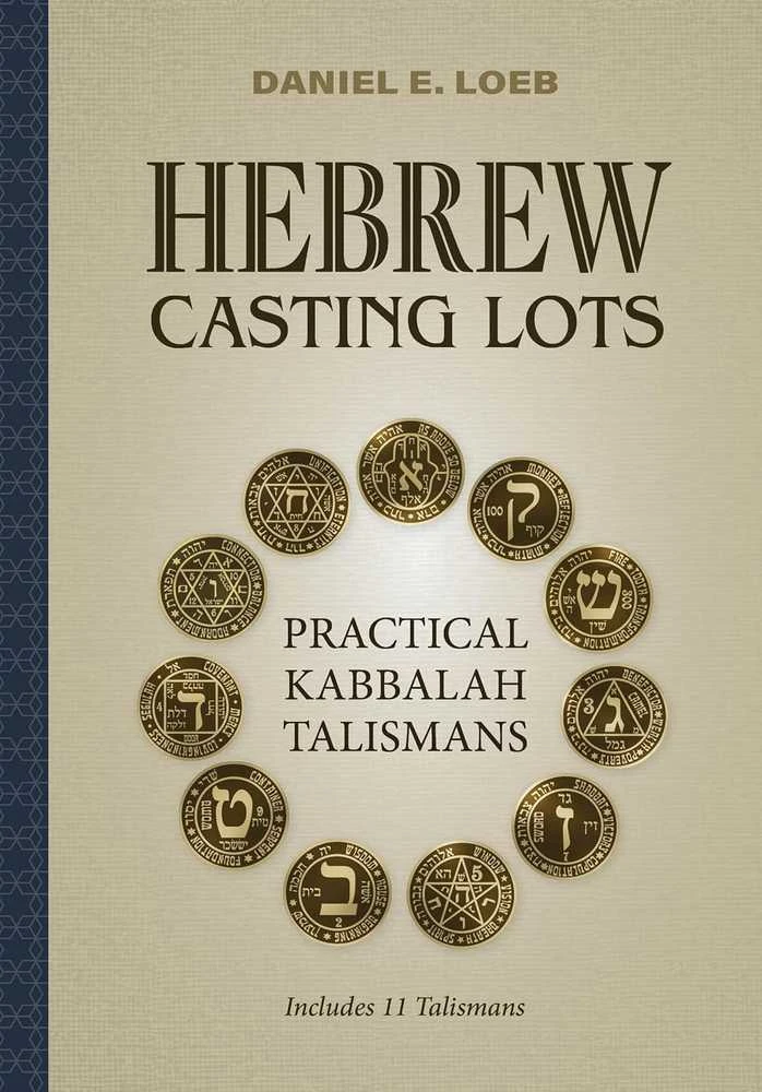 Schiffer Publishing Hebrajų Casting Lots talismanų rinkinys su kietviršiu vadovu, 11 vnt