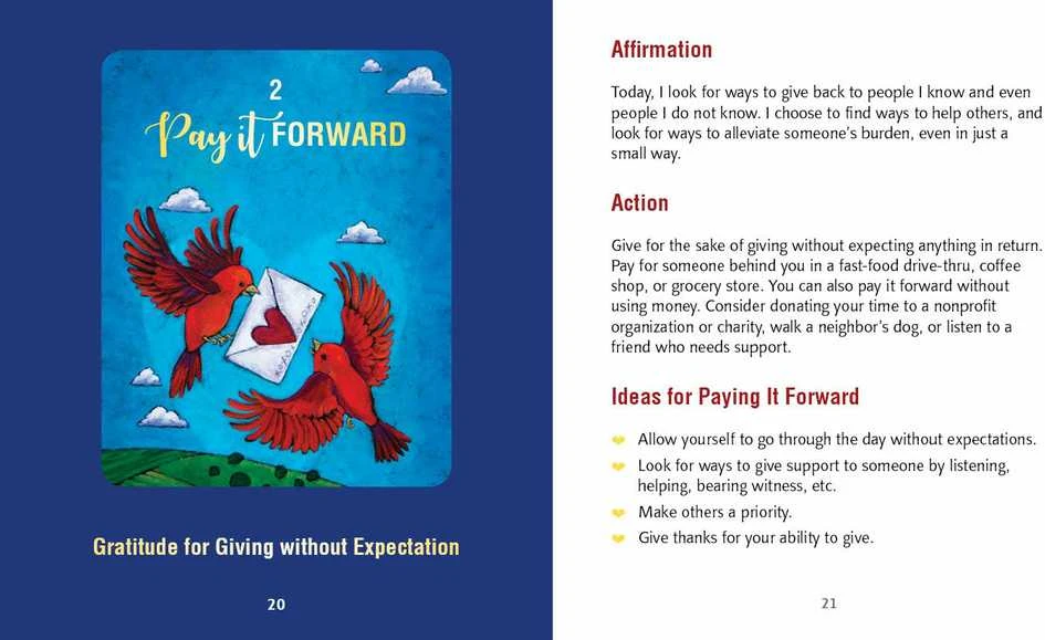 Schiffer Publishing Thank Forward A Gratitude Action Kit Kortos