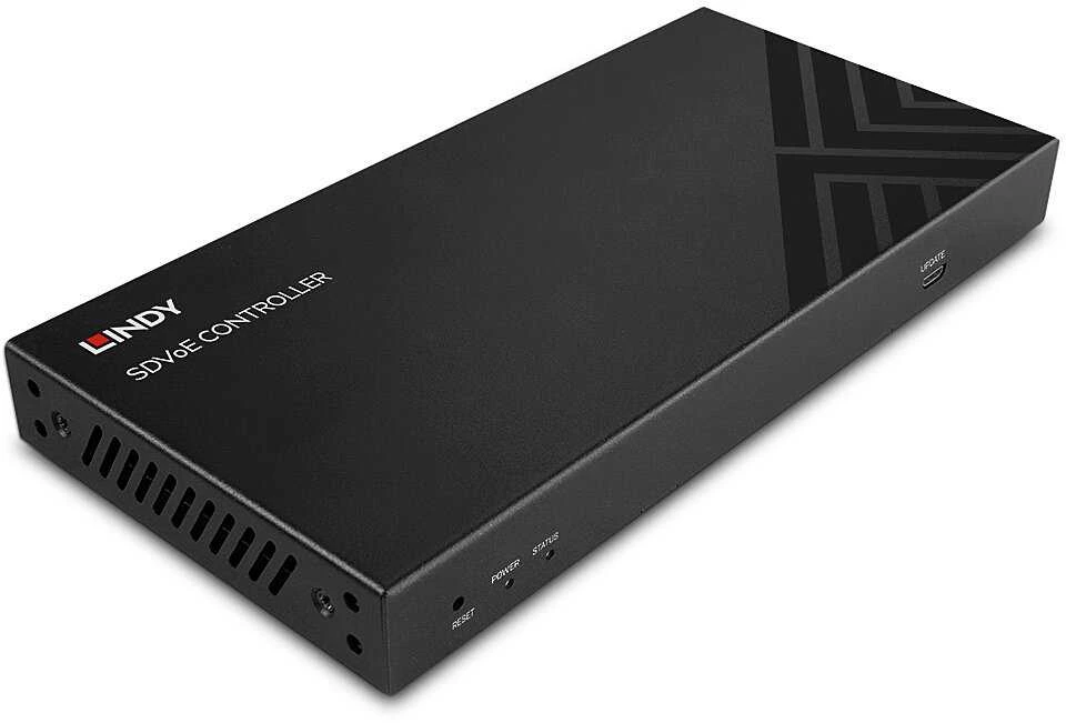 SDVoE Valdiklis - LINDY SDVoE Valdiklis, API Palaikymas, 4 Kanalų GPIO Valdymo Jungtys, Juodas