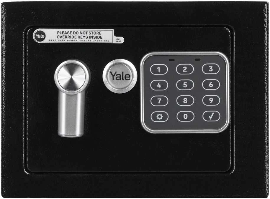 Yale YSV/170/DB2 Laisvai stovintis Seifas 3,8 l Plieninis Juodas