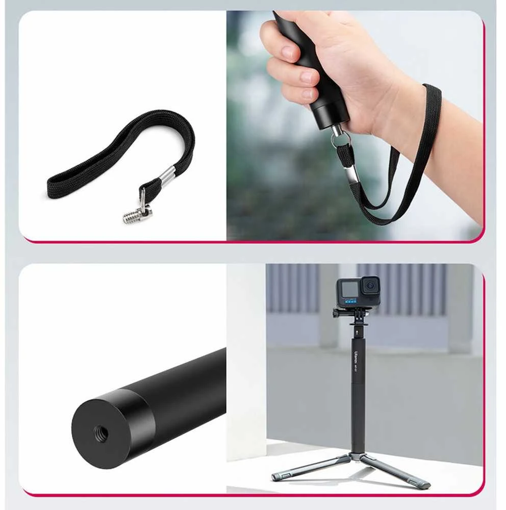 Laikiklis Monopod Grip Selfie Stick 120 Cm Ulanzi Do Gopro Sjcam Dji Insta360 Ulanzi, Mt-58