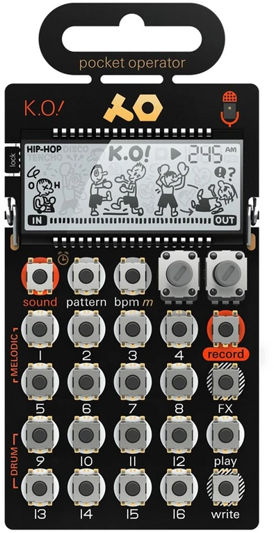 Sempleris - Teenage Engineering PO-33 K.O! Juodas