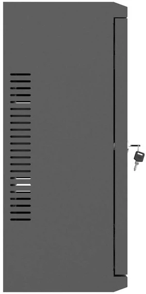 Lanberg montavimo spinta TPR 10" ir 19" su tinkleliu skydeliu 560x420x180 juoda (surinkta)
