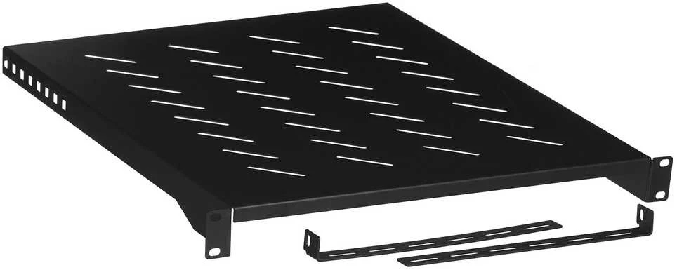 LANBERG AK-1005-B fiksuota lentyna 19 800mm 1U/483x500mm max keliamoji galia iki 25kg juodas