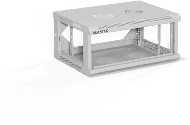 a-lan ALANTEC 19" 4U 600x450 sieninė spintelė, pilka