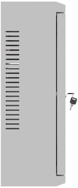 Lanberg montavimo spintelė TPR 10" su tinkleliu 400x400x140 pilka (surinkta)