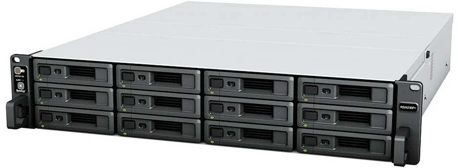 Serveris Synology Sinologija | RackStation | RS2423RP+ (perteklinė galia) 12 skyrių | AMD Ryzen | V1780B | Procesoriaus dažnis 3,6 GHz | 8 GB | DDR4