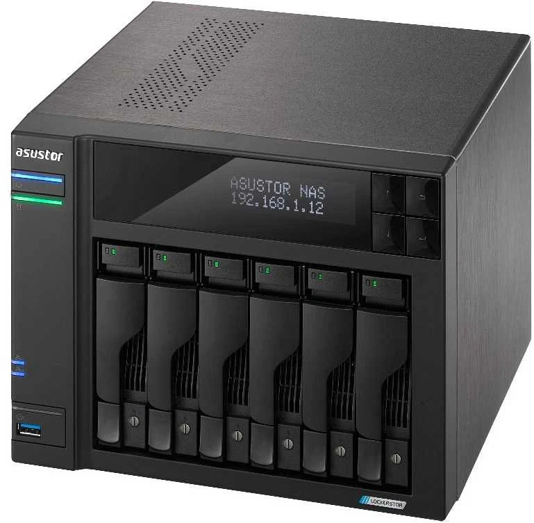 Serveris ASUSTOR LOCKERSTOR 6 Gen2 AS6706T - NAS-Server