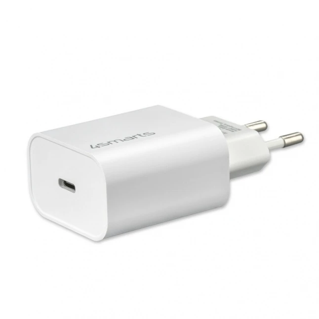 4Smarts sieninis įkroviklis (be laido) VoltPlug PD 20W, baltas